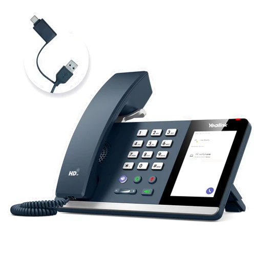 Yealink MP45 USB Teams Phone Desk Corded Phones for Work, Certified by Microsoft Teams Skype for Business System, Powered by Computer via USB-A/C, NOT VoIP Phone, NOT Make Outbound Calls Except Teams