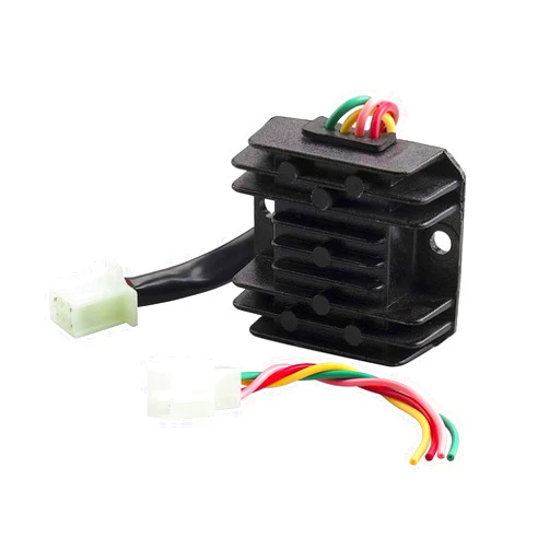 Dickno 12V Voltage Regulator Rectifier, 4 Wires Voltage Regulator Replacement for GY6 125cc 150cc ATV Dirt Bike Go Kart Moped and Scooter