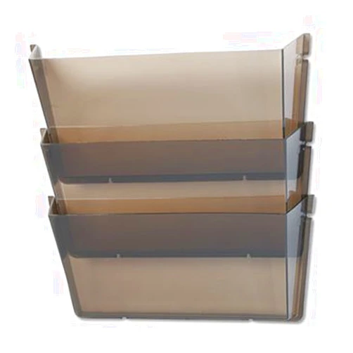 DEFLTO deflect-o Unbreakable DocuPocket Wall Files FILE,WALL,3POCKET,LTR,SKE 4038551 (Pack of2)