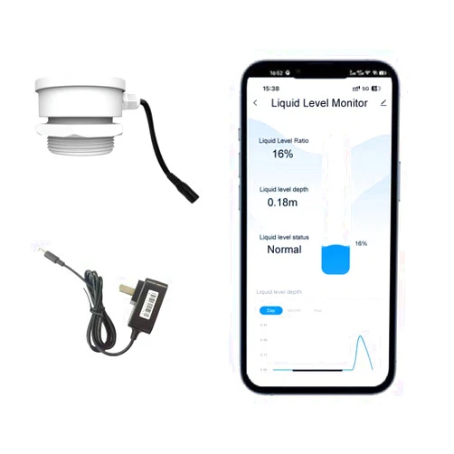 EPTTECH Smart TLC2206 WiFi Water Oil Fuel Liquid Tank Level Monitor Indicator Controller Remote Water Level Sensor TUYA Intelligent Liquid Level Detector