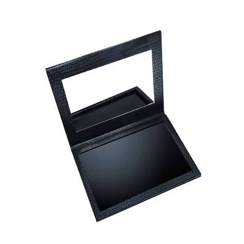 Allwon Magnetic Palette Empty Makeup Palette with Mirror for Eyeshadow Lipstick Blush Powder (Black)