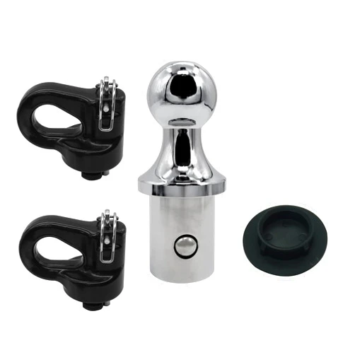 OEKITS 60618 Puck System Towing Gooseneck Trailer Hitch Ball Kit for 2018 2013-2021 Dodge Ram 2500 Dodge Ram 3500 2 5/16 Inch for Truck with 2 5 16 Gooseneck Safety Chain Kit Anchor 30000 lbs GTW/ 7500 lbs