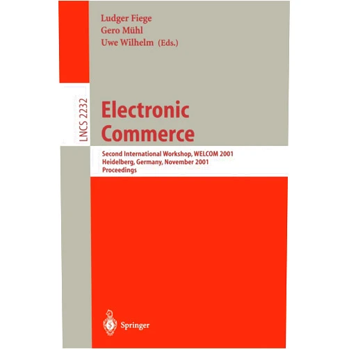 By Uwe Fiege, Ludger ; Muhl, Gero ; Wilhelm (Author) Electronic Commerce