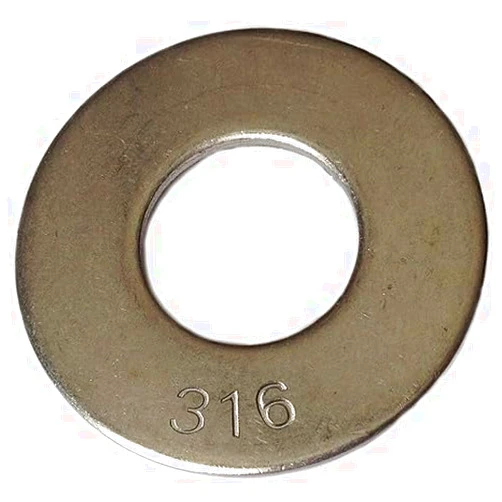 Tri Surge 316 Marine Grade Stainless Steel Common Flat Washer, 50 Pieces 3/4