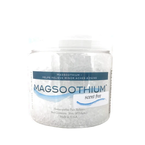 Magsoothium 16 Ounce Magnesium and Arnica Infused Soaking Crystals (Unscented)