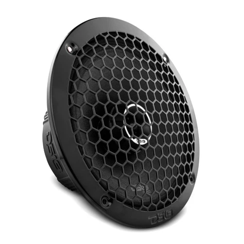 DS18 PRO-ZT6 6.5-Inch 2 Way Pro Audio Midrange Speakers with Built-in Bullet Tweeter 4-Ohms 450W Max 225W RMS Water Resistant - Black Metal Mesh Grill Included (1 Speaker)