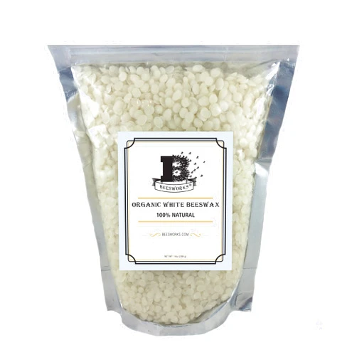 Natural Planet Beesworks Organic White Beeswax Pellets (14 oz) | 100% Pure, Cosmetic Grade, Triple-Filtered Beeswax for DIY Skin Care, Lip Balm, Lotion and Candle Making