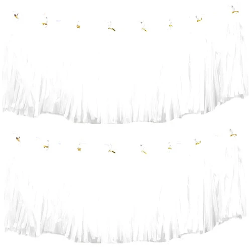 Yangeey 30pcs Paper Tassels Garland Banner Tissue Paper Tassel DIY Hanging Paper Decorations Party Tassel Garland Decor Baby Shower Nursery Wedding Festival Baby Shower Decoration(30, White)
