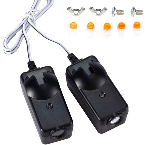 Saiyugty 41A5034 Garage Safety Sensor Kit Compatible with Liftmaster Sears Chamberlain Craftsman, Garage Door Openers Parts Replacement(1997-current), 2 Garage Door Sensors (Receiving&Sending),G801CB-P
