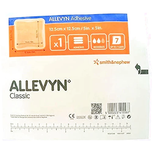Allevyn - Foam Dressing Allevyn 5 X 5 Inch Square Adhesive with Border Sterile - 1/Each - McK