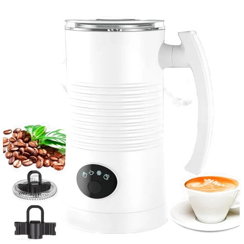DREAMOON Milk Frother Electric, 4 in 1 Hot & Cold Milk Foamer, Mllk Warmer, Milk Steamer for Latte, Cappuccinos, Macchiato, Hot Chocolate Milk