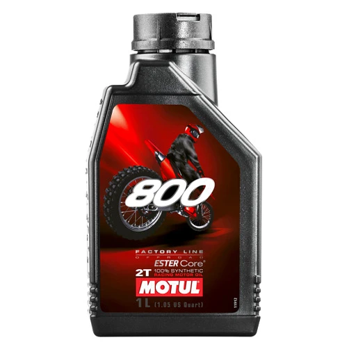 Motul 800-2t Off-Road 100% Synthetic Premix 1 Liter