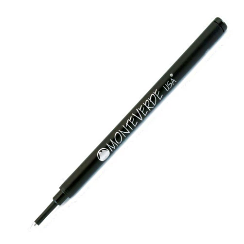 Monteverde Medium Rollerball Refill for Most Rollerball Pens, 6/Pack, Black (G233BK)