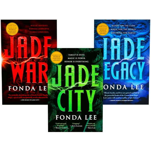 By Fonda Lee (Author) The Green Bone Saga Series 3 Books Collection Set By Fonda Lee (Jade City, Jade War, Jade Legacy)