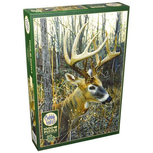 Cobble Hill Puzzle Company Ltd. Cobblehill 80134 1000 pc White-Tailed Deer Puzzle, Various