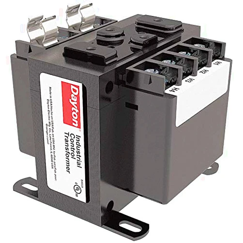 Dayton Control Transformer, 100VA VA Rating, 240/480VAC Input Voltage, 120VAC Output Voltage - 31EG84