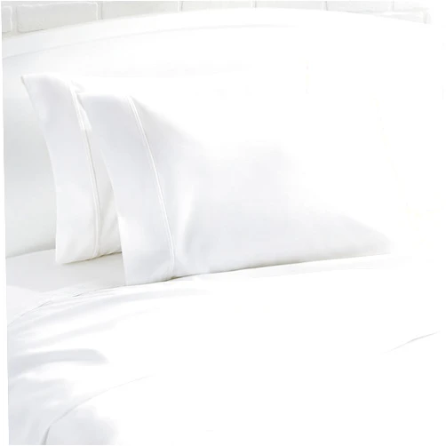 ShanDreamz 100% Cotton Percale Pillowcases, Breathable Pillow Covers, Airy Light Weight Fabric, Moisture Wicking for Hot Sleepers, Best for Home Spa & Hotel (White Queen/Standard 20