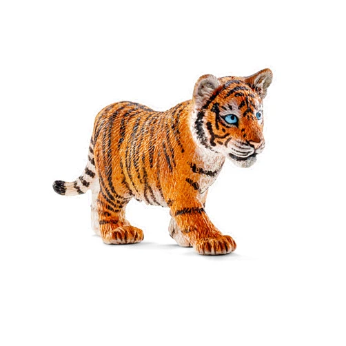 Schleich Wild Life, Animal Figurine, Animal Toys for Boys and Girls 3-8 years old, Tiger Cub, Ages 3+