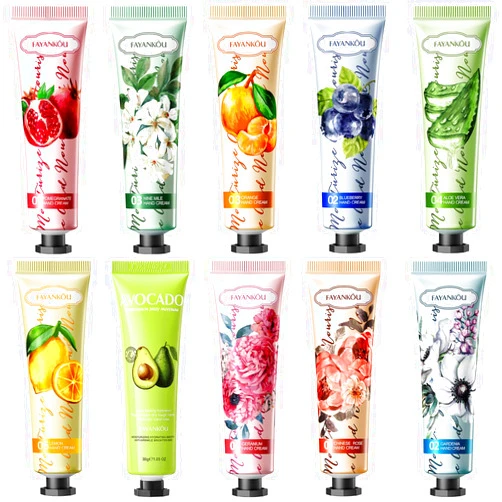 BONNIE CHOICE 10 Pack Hand Cream for Dry Cracked Hands, Travel Size Moisturizing Mini Hand Lotion Gifts for Women with Natural Fragrance - Christmas Gifts,Thanksgiving Gifts,Teacher Appreciation Gifts,Party Favors