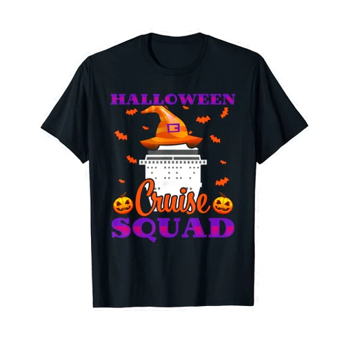 Funny Halloween Cruise Lover - DressedForDuty Halloween Cruise Squad Cruising Crew Spooky Season T-Shirt