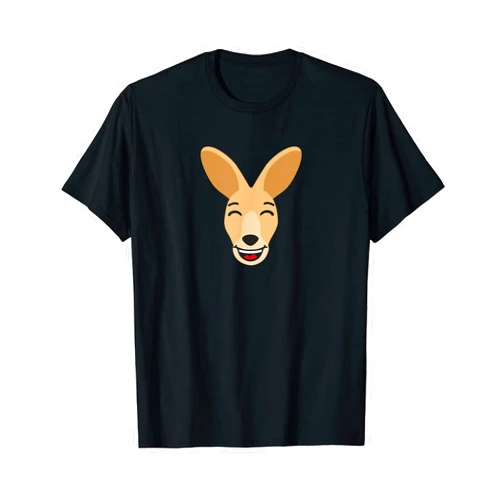 Australien Beuteltiere lustige Beuteltier Sprüche Comic kangaroo laughs for the next Australian holiday T-Shirt