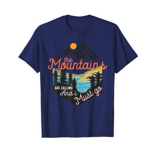 Victory Thru Vision The Mountains Are Calling And I Must Go T-Shirt