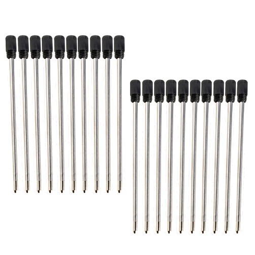 Danse Jupe 20 Pcs Refills 1.0 mm Black Ink