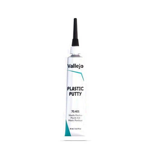 Vallejo - Plastic Putty 20 ml (0.67 fl.oz.) | White, Opaque, Consistent Finish