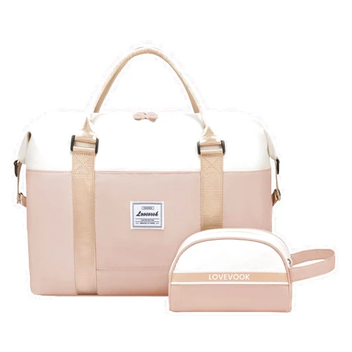LOVEVOOK Weekender Bag for Women Cute Travel Tote Bag Gym Duffel Bag with Toiletry Bag Carry On Bag Overnight Hospital Bag