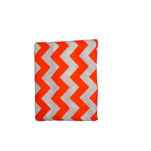Baby Doll Babydoll Bedding Chevron Cradle Sheet, Orange, 15