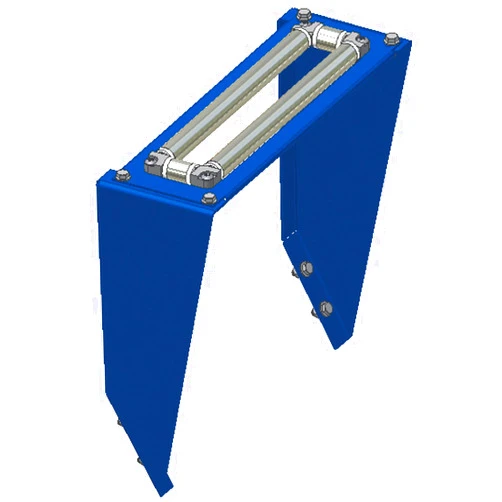Coxreels 15356-20 Powder Coated Steel Top Rewind 4-Way Roller Bracket for 24