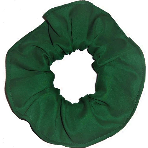 Scrunchies by Sherry Handmade Item Forest Green Cotton Fabric Hair Scrunchie Handmade by Scrunchies by Sherry