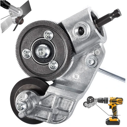 Selumie Innovative Electric Drill Plate Cutter - Versatile Metal Shears Attachment for Effortless Cutting of Various Metals - High Precision, High Efficiency, Where Professionalism Meets Innovation