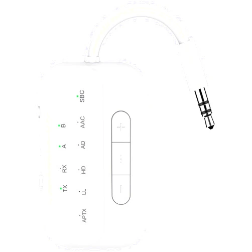 Beeitzie Bluetooth Transmitter Receiver,2-in-1 V5.3 Wireless Transmitter for Airplane,TV,PC,Gym,Switch. Supports up to 2 AirPods/Headphones. Bluetooth Receiver for Car/Home Stereo,with AptX Low Latency & HD