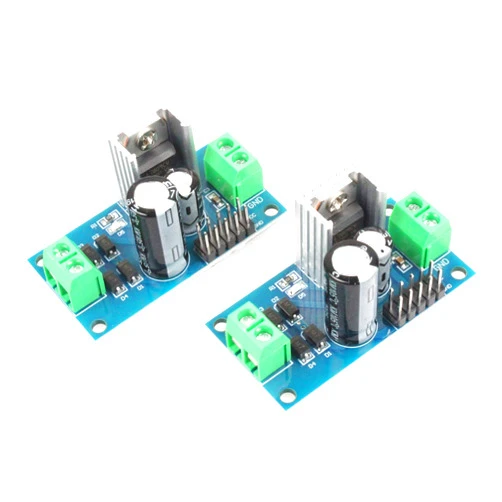 NOYITO Three Terminal Voltage Regulator Module LM7805 LM7806 LM7809 LM7812 DC or AC to DC 6V 9V 12V Output 1.2A Max Power Supply Module Terminal and 5x2 Pins Output （Pack of 2） (LM7805 DC5V) Blue