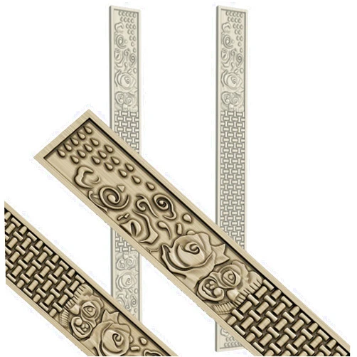 LPRR Oriental Design Door Handle Double Sided Stainless Steel Door Pull Handle, Wooden Door Glass Door Handle, 40cm/ 60cm/ 80cm/ 120cm (Size : 40cm/16inch)