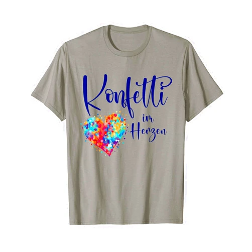 Köln Kölle Karneval Gebützt Alaaf Jeck Party Köln Kölle Karneval Gebützt Jeck Alaaf Party Konfetti Fest T-Shirt