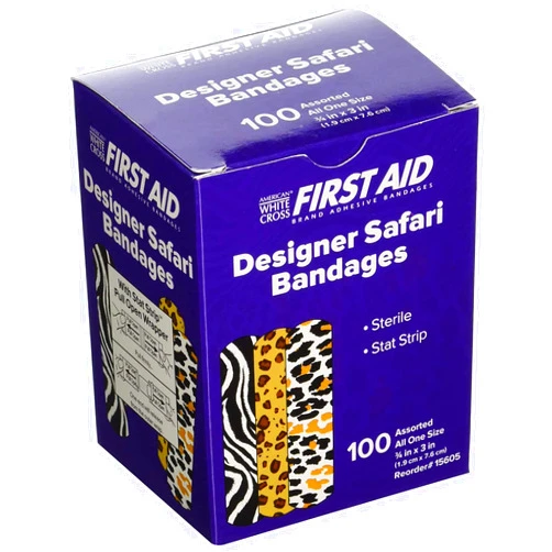 FirstAidGlobal.com Safari Bandages, 3/4