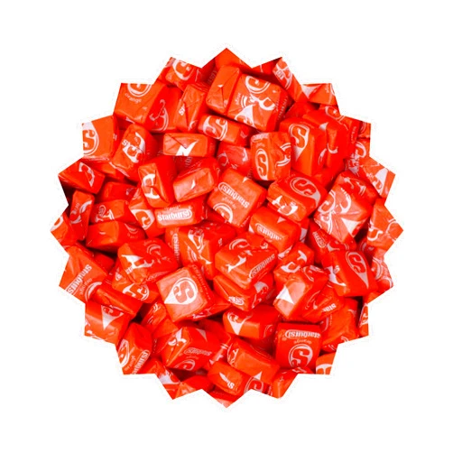 QUEEN CITY CANDY CAVE All Orange Starburst Candy, Bulk Starburst Orange Candies for Buffet, Parties, Pinatas-by Queen City Candy Cave (2 Pound)