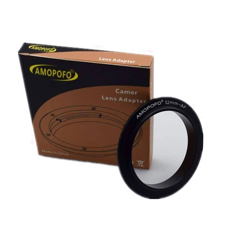 Amopofo 52mm to AF Filter Thread Macro Reverse Mount Adapter Ring,&for Sony Alpha A-Mount (and Minolta AF) Mount SLR Camera Body