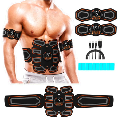 BLASET ABS Stimulator, Abdominal Toning Belt Trainer, Abs Workout Equipment, Ab Sport Exercise Belt for Men and Women BFB-11