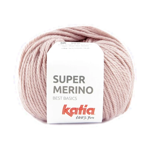 Katia Super Merino in 100g and 125m Balls - Knitting with 5½-6 or 5½-6 needles (Light Purple (40))