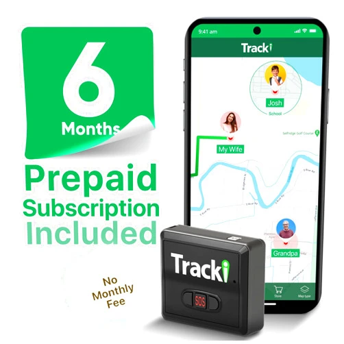 Tracki GPS Tracker for Vehicles No Monthly fee, USA Made Tech. 4G LTE Car GPS Tracking Device. Unlimited Distance, US & Worldwide. Small Portable Real time Mini Magnetic. with 6 Months Subscription