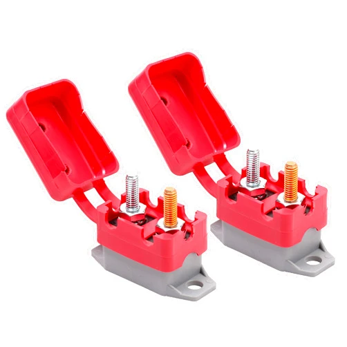 Fastronix Solutions Fastronix 30A 12V Type 1 Automatic Reset Circuit Breaker with Cover 2 Pack