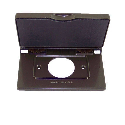 Greenfield Made in the U.S.A. C1.4HBRS Series Weatherproof Electrical Outlet Box Cover, Bronze
