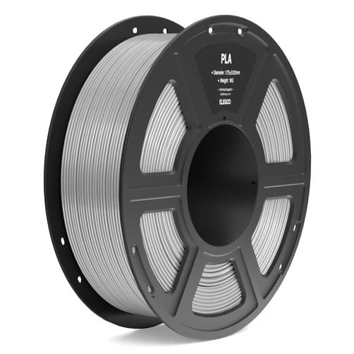 ELEGOO PLA Filament 1.75mm Gray 1KG, 3D Printer Filament Dimensional Accuracy +/- 0.02mm, 1kg Spool(2.2lbs) Fit Most FDM 3D Printers