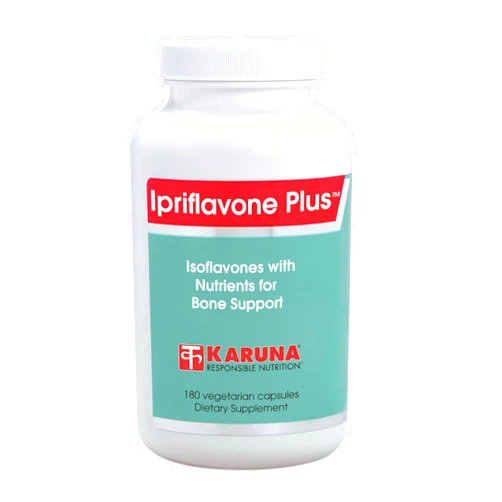 RESPONSIBLE NUTRITION Karuna Health Ipriflavone Plus 600mg 180 Vegetarian Capsules | with Vitamin D3 & K1, Calcium, Magnesium, Silicon