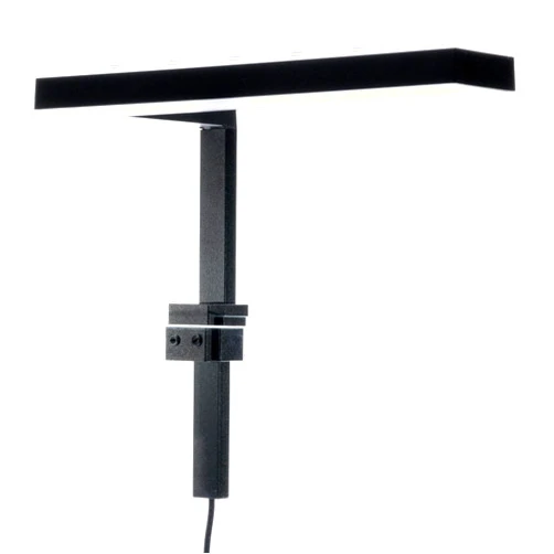 Aqua Worx Orion Nano LED Aquarium Light - Slim & Adjustable Fish Tank Light for Planted Tank w/ 4 Stage Dimming - Aquarium Light for Plants & Fish for Nano Aquarium Needs - 9.5L x 5.5W x 8.3H, Black