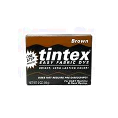 Tintex Powder Easy Fabric Dye #2 Brown - 2 Oz