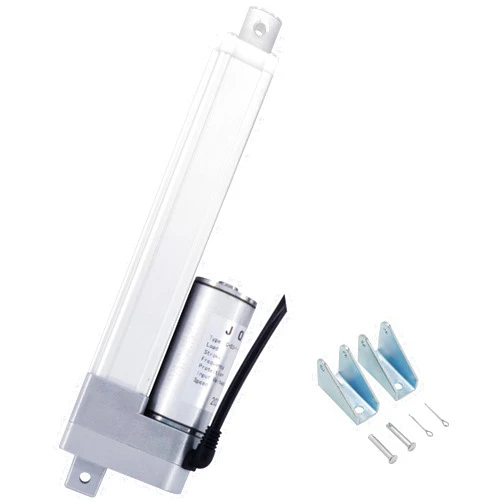 JQDML 6 Inch Stroke 12V Linear Actuator 300N/66lbs Speed 1.77
